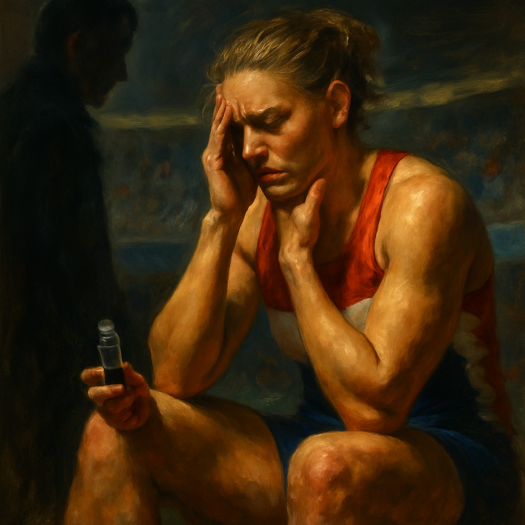 Sandra Perkovic Doping Suspension — SportsMistakes artwork