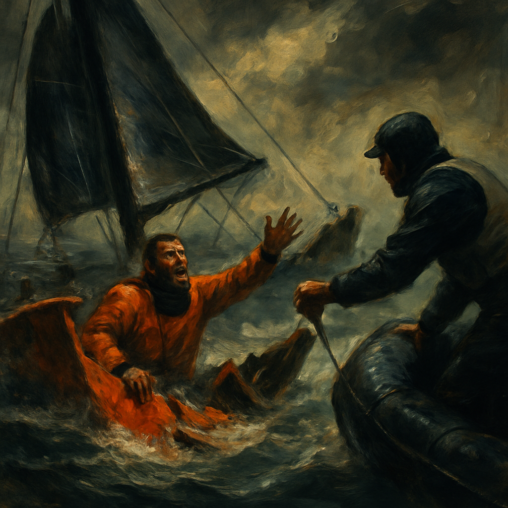 PRB Sinking Vendée Globe — SportsMistakes artwork