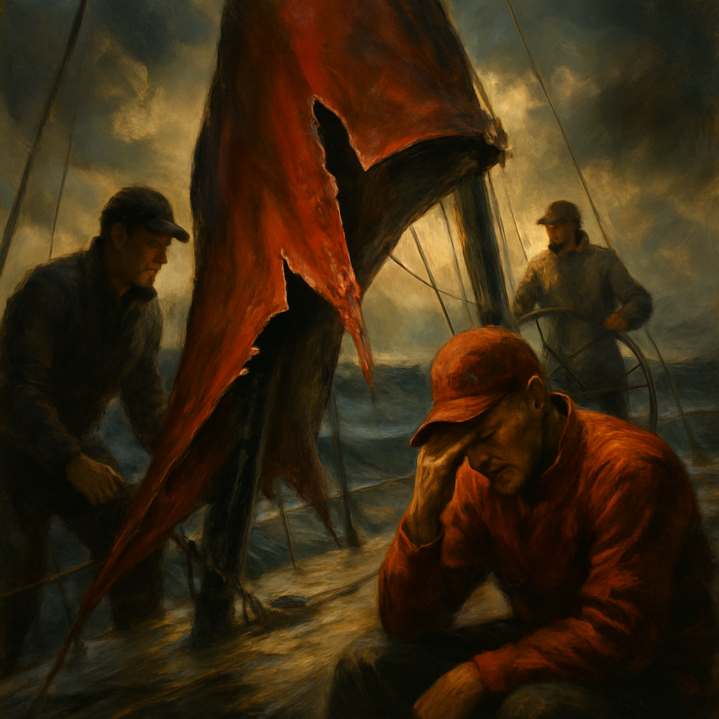 Wild Oats XI Retirement Damage — SportsMistakes artwork