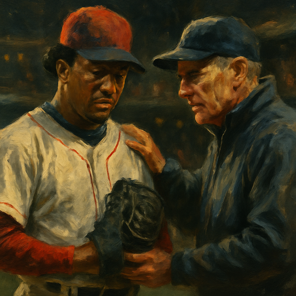 Grady Little Leaves Pedro In — SportsMistakes artwork