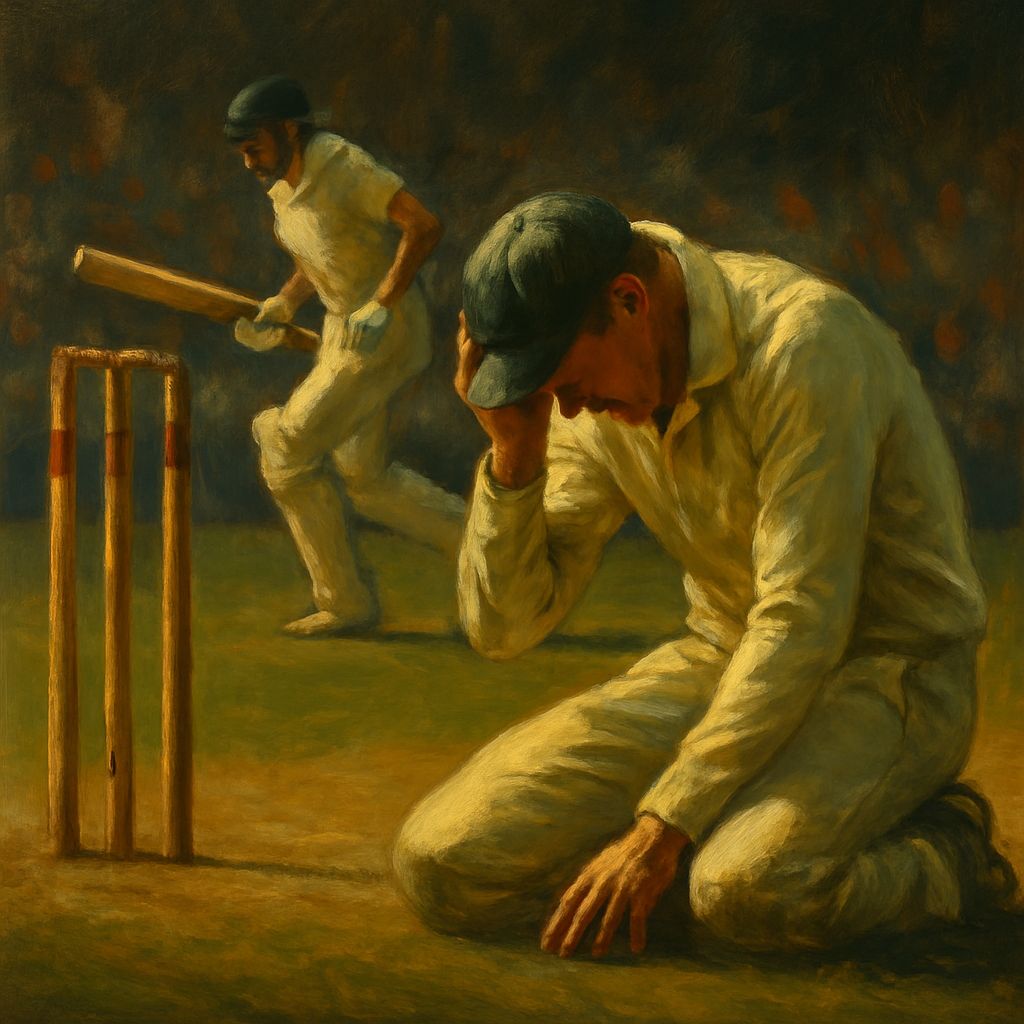 Nathan Lyon rate un retrait à Headingley — SportsMistakes artwork
