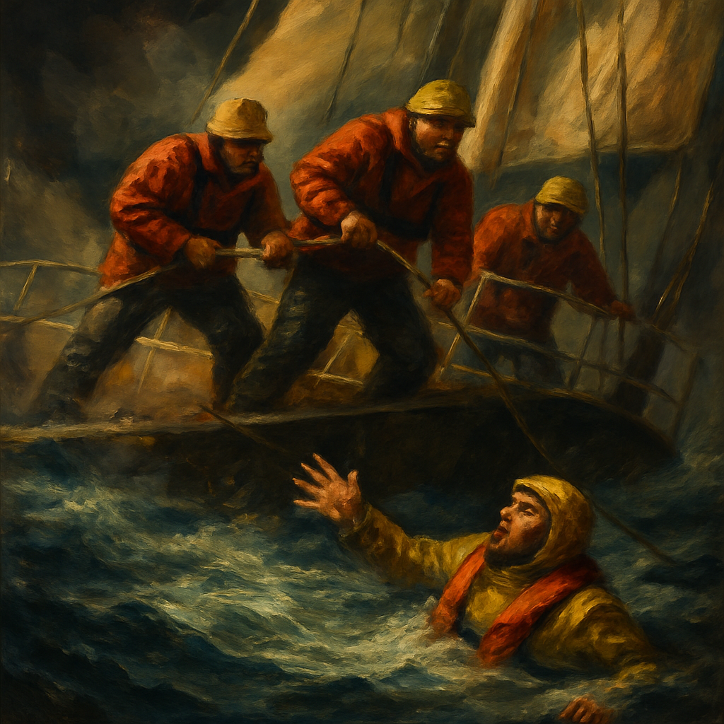 Clipper Round the World Man Overboard — SportsMistakes artwork