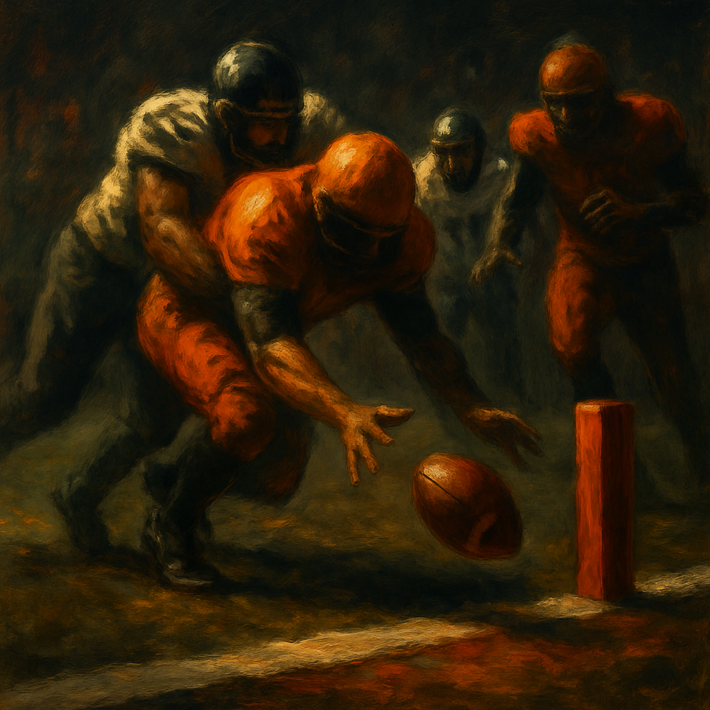 Échappé des BC Lions sur la ligne des buts — SportsMistakes artwork