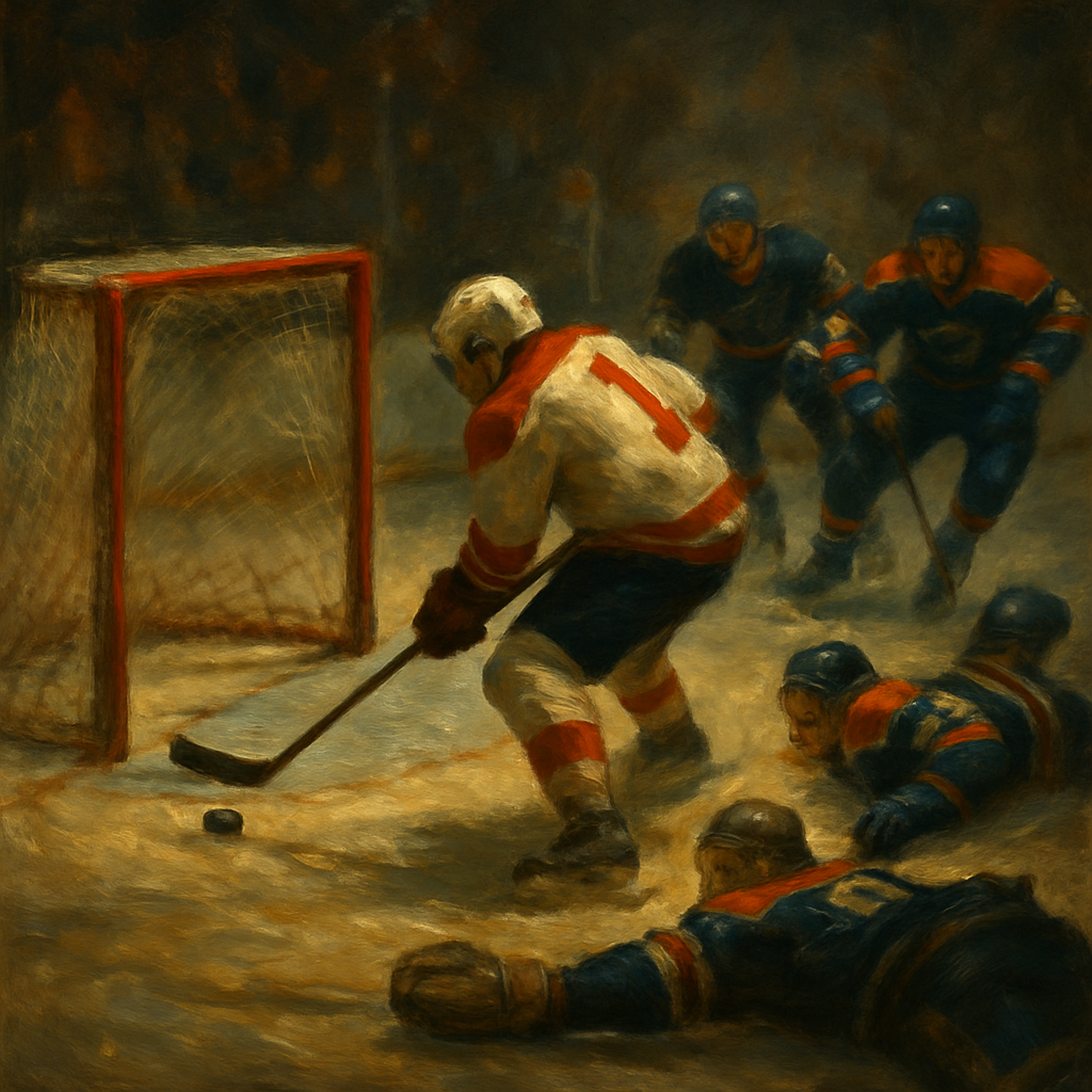 Patrik Stefan Empty Net Miss — SportsMistakes artwork