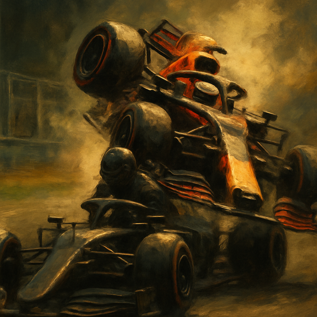 Hamilton Verstappen Monza Collision — SportsMistakes artwork