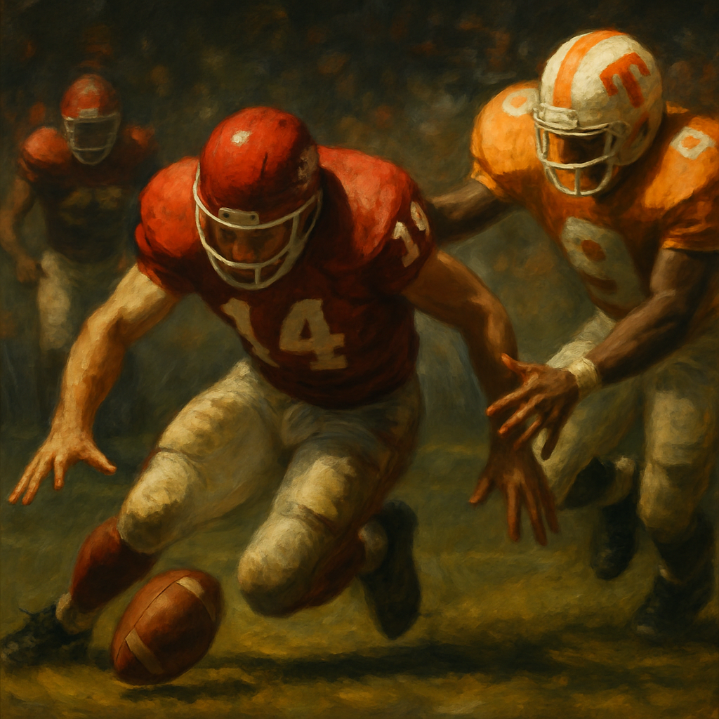 Échappé de Stoerner avec Arkansas — SportsMistakes artwork