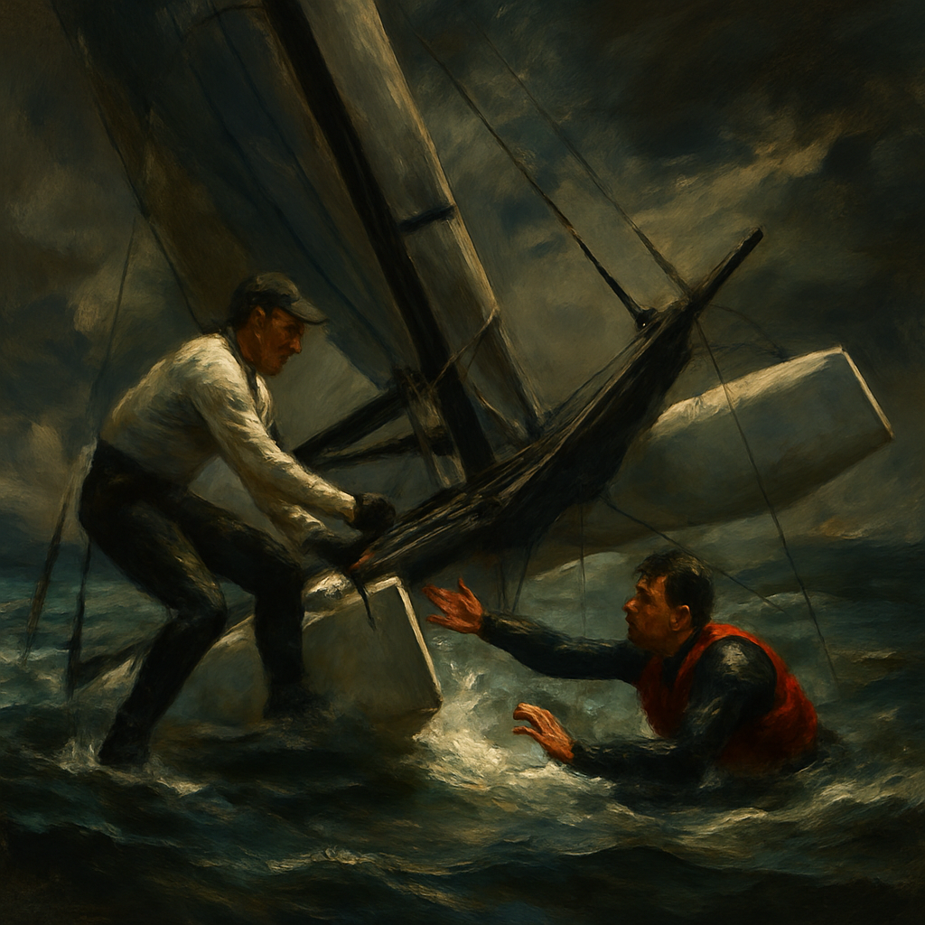 Nacra 17 Foiling Handling Error — SportsMistakes artwork