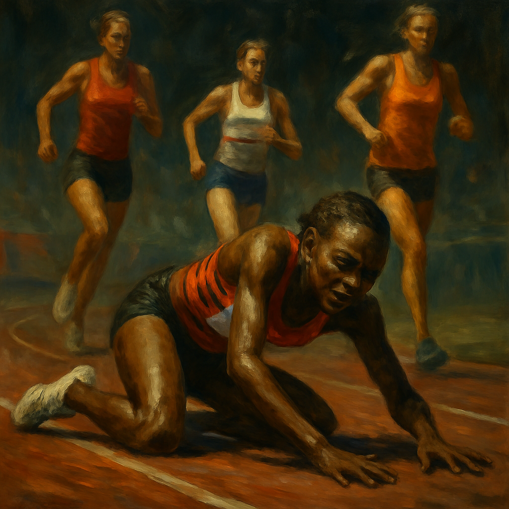 Lilian Kasait Falls At Olympic Trials — SportsMistakes artwork