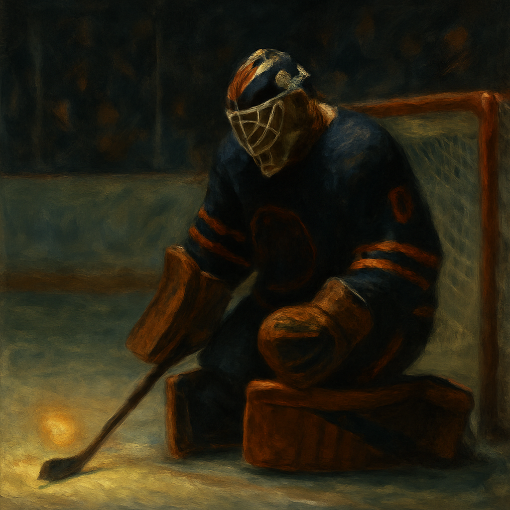 Mikko Koskinen Long Range Goal Allowed — SportsMistakes artwork