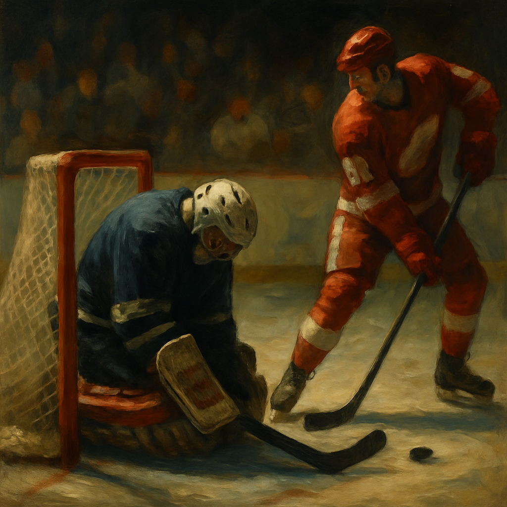 Dan Cloutier Lidstrom Goal — SportsMistakes artwork