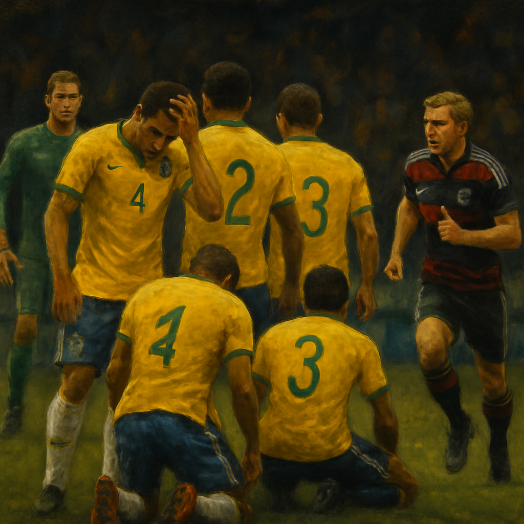 Brazil Defensive Setup vs Germany — SportsMistakes artwork
