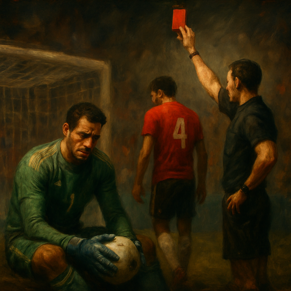 Egypt Goalkeeper Time Wasting Penalty — SportsMistakes artwork