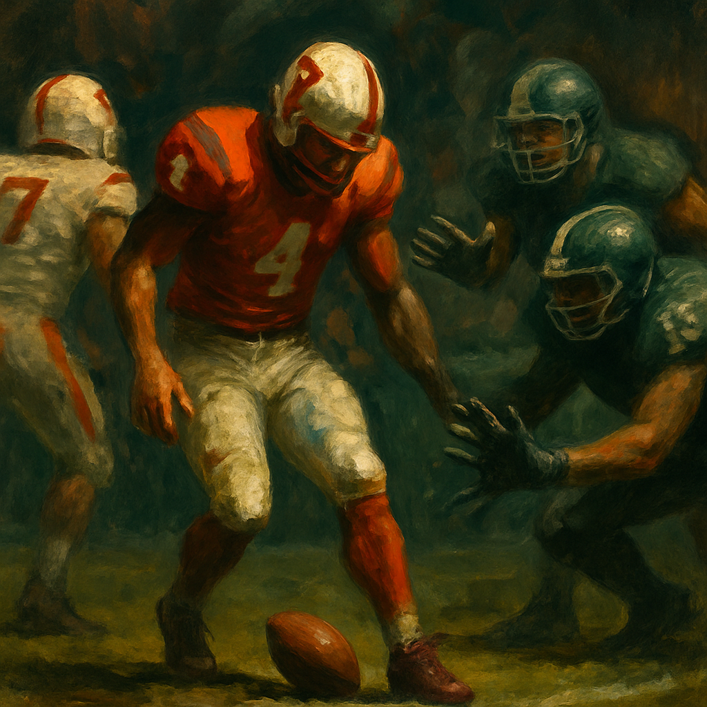 Rutgers Spike on Fourth Down — SportsMistakes artwork