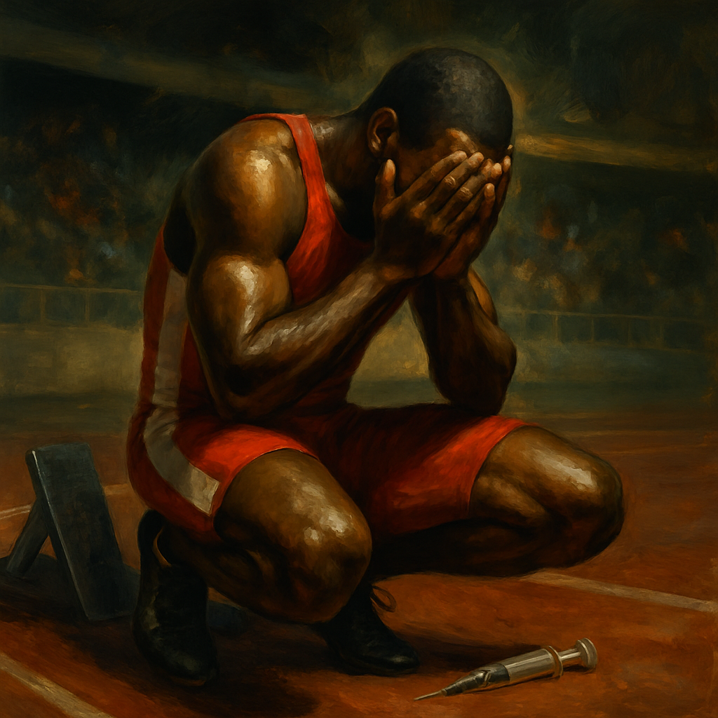 Justin Gatlin Doping Suspension — SportsMistakes artwork