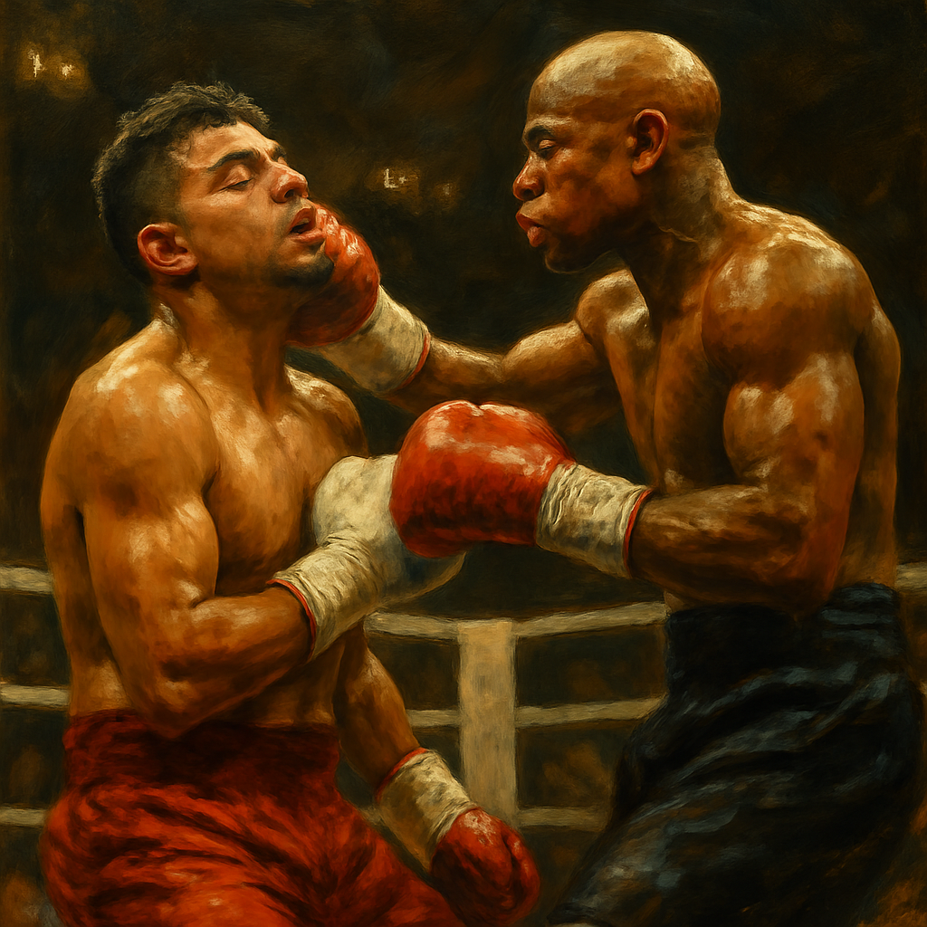 Les excuses de Victor Ortiz après un coup de tête contre Mayweather — SportsMistakes artwork