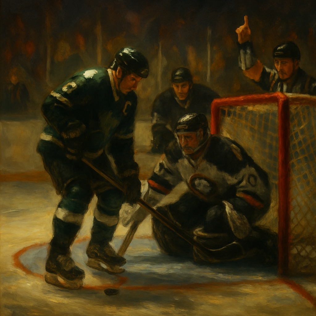 Brett Hull Skate in Crease Goal — SportsMistakes artwork