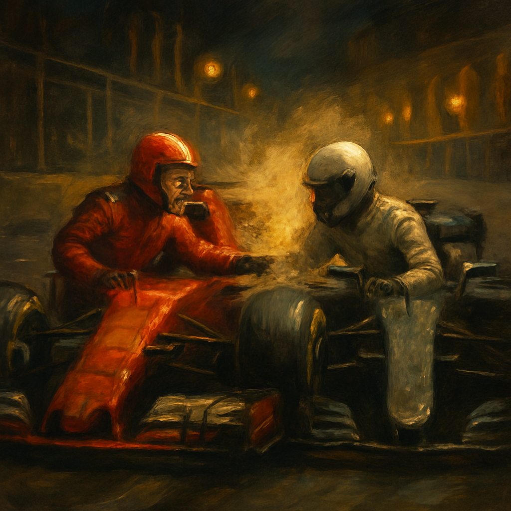 La collision de Sebastian Vettel à Bakou — SportsMistakes artwork