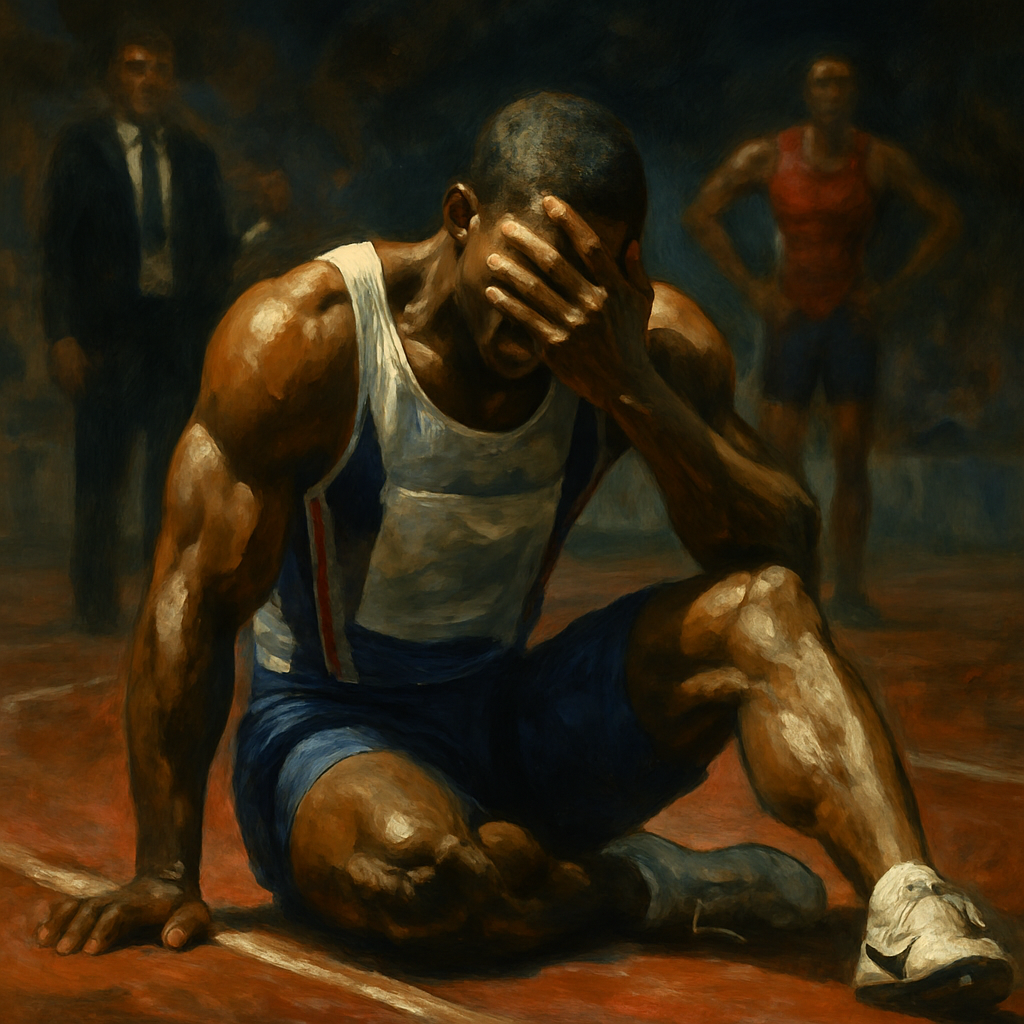 Dwain Chambers BALCO Suspension — SportsMistakes artwork