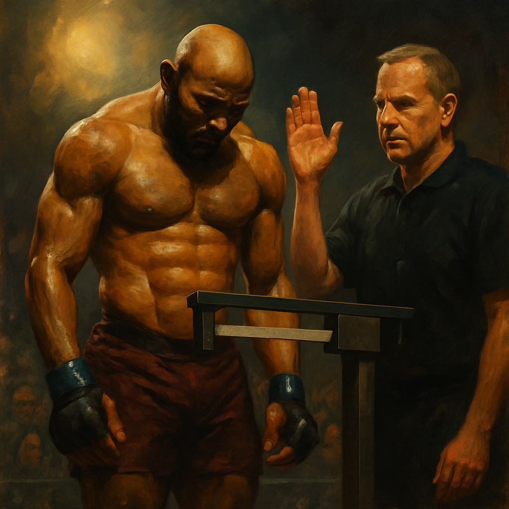 Yoel Romero Missing Weight Against Rockhold — SportsMistakes artwork