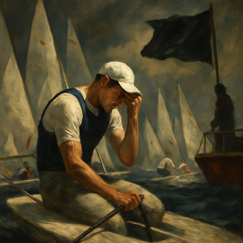 Olympic Black Flag Start Penalty — SportsMistakes artwork