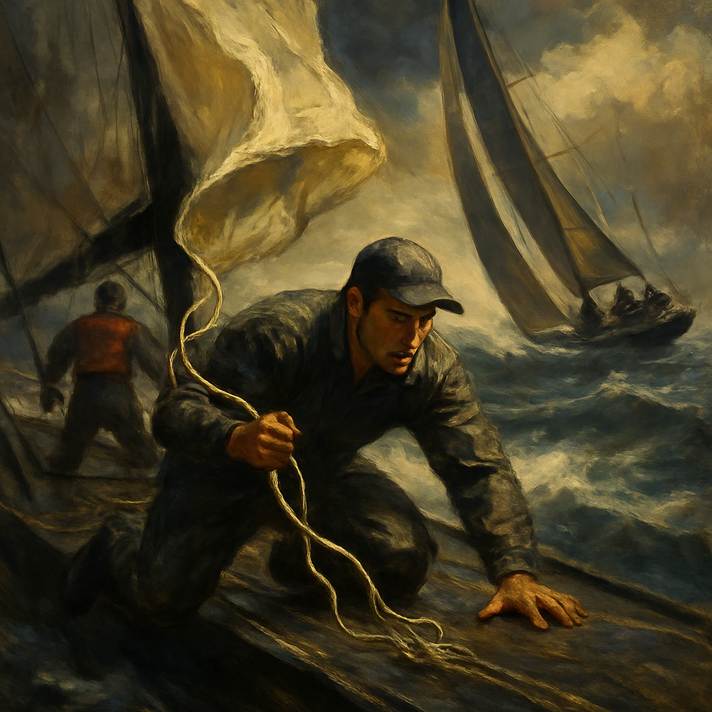 New Zealand Loses the Halyard in Cup Defense — SportsMistakes artwork