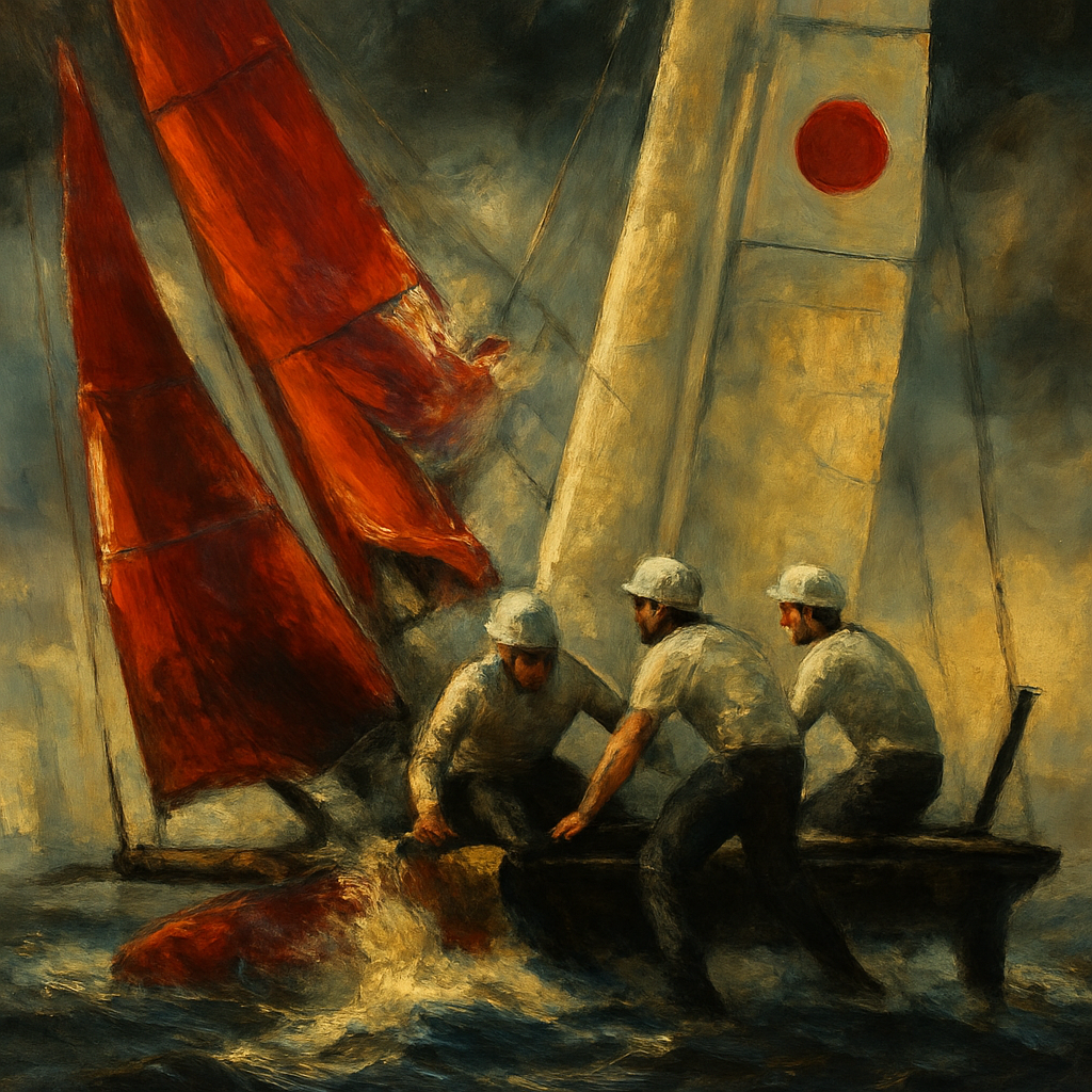 Pénalité après une collision de Japan SailGP Team — SportsMistakes artwork
