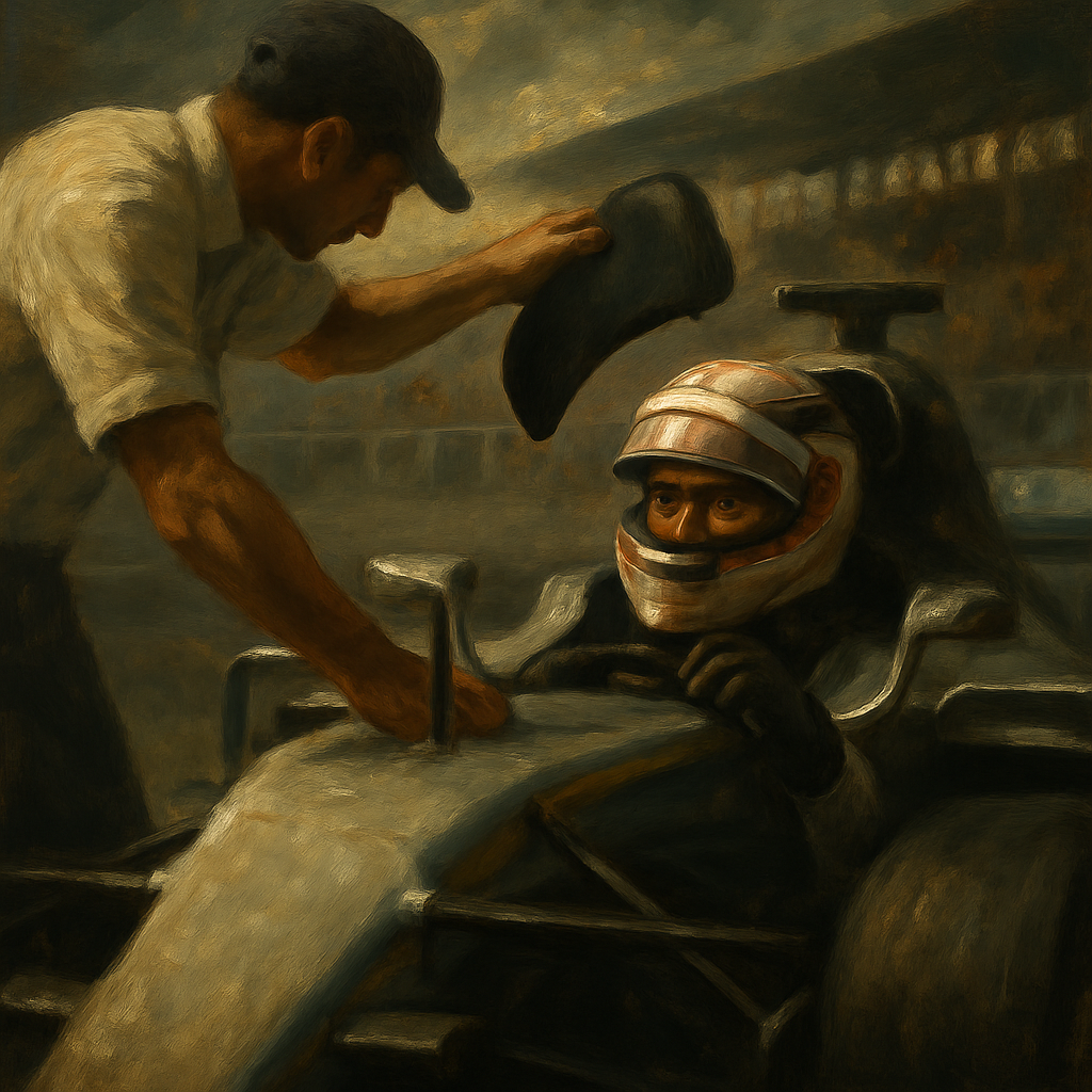 Hamilton Azerbaijan Headrest Incident — SportsMistakes artwork