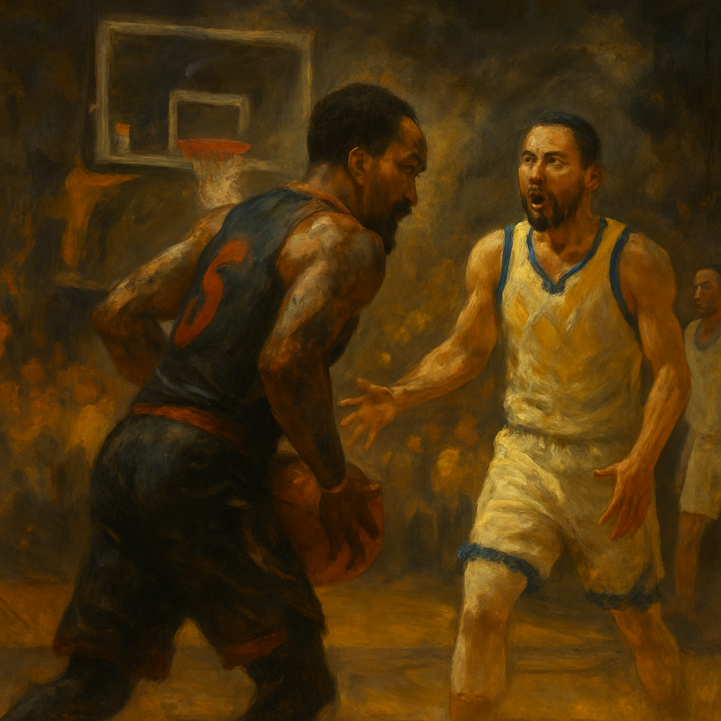J.R. Smith dribbles out the clock — SportsMistakes artwork