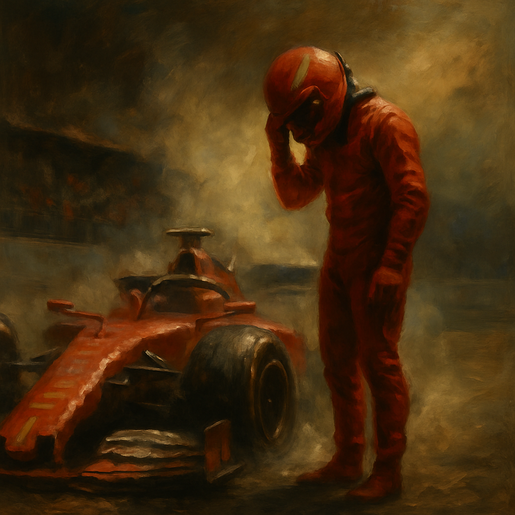 Charles Leclerc France Crash — SportsMistakes artwork