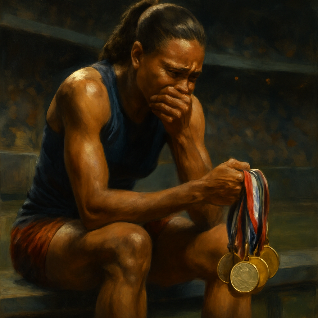 Marion Jones Doping Admission — SportsMistakes artwork
