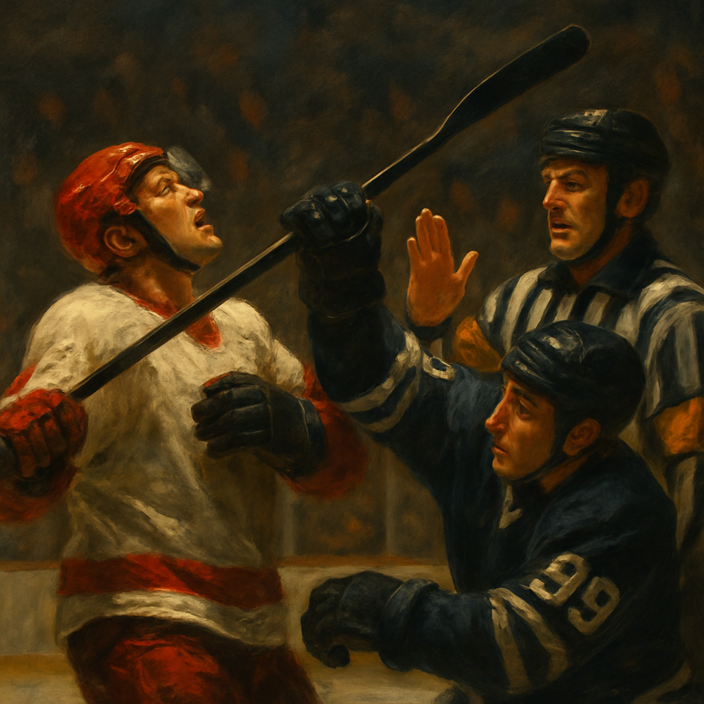 Wayne Gretzky High Stick No Call — SportsMistakes artwork