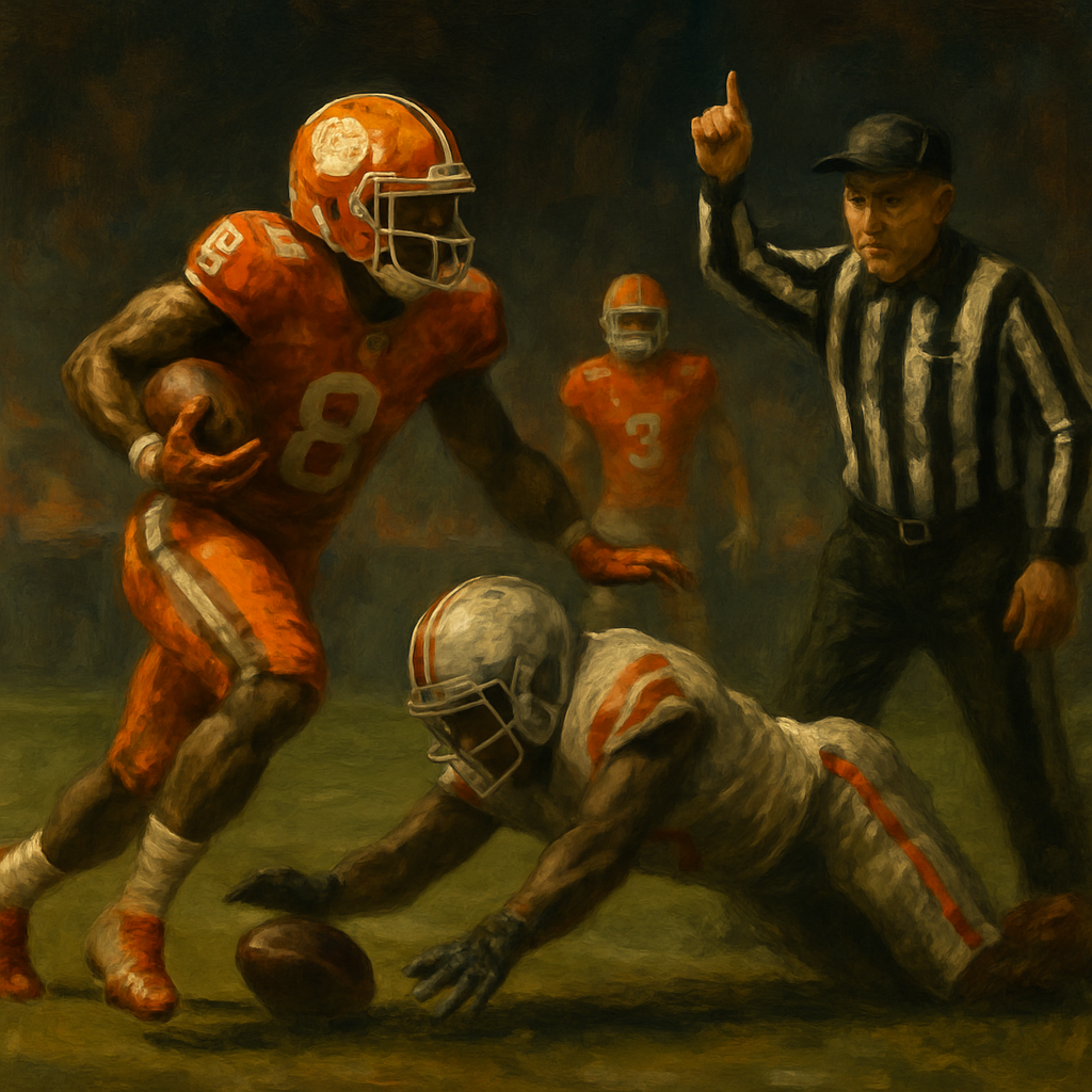 Ohio State Clemson Fumble Return Overturn — SportsMistakes artwork