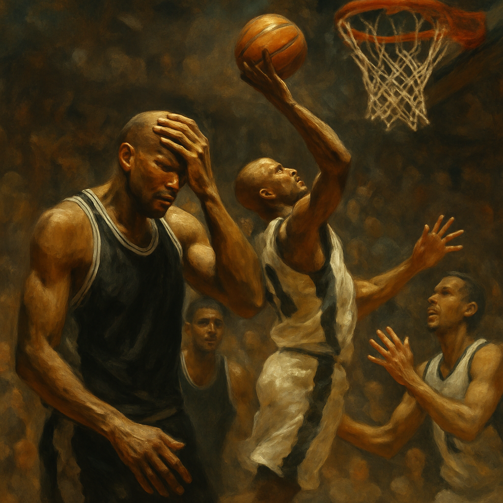 Spurs Fail to Secure Rebound Before Ray Allen Three — SportsMistakes artwork
