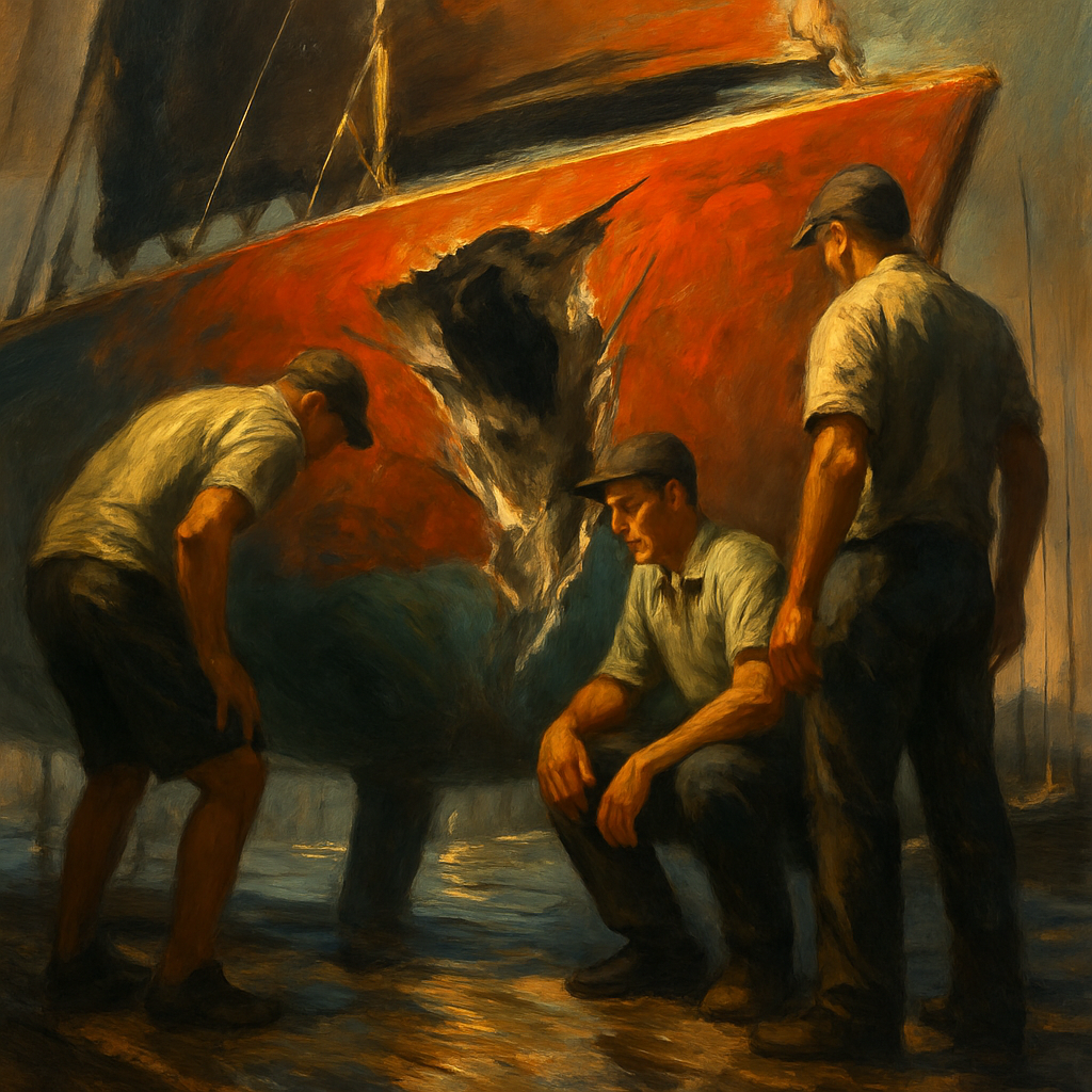 Sanya Hull Damage Stopover — SportsMistakes artwork