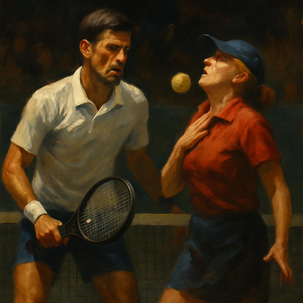 Novak Djokovic US Open Default — SportsMistakes artwork
