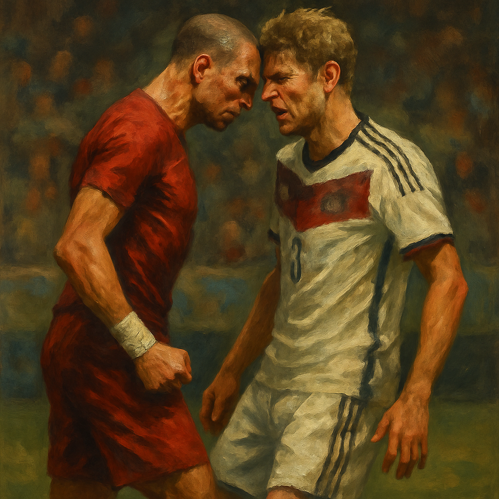 Pepe Headbutt Thomas Muller — SportsMistakes artwork