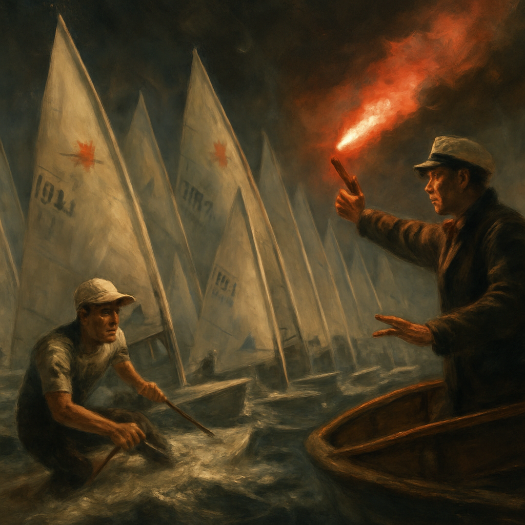 Laser Start-Line General Recall Chaos — SportsMistakes artwork