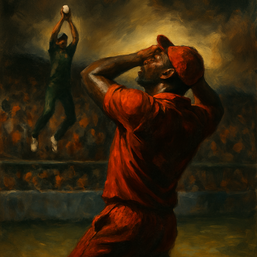 Carlos Brathwaite Boundary Catch — SportsMistakes artwork