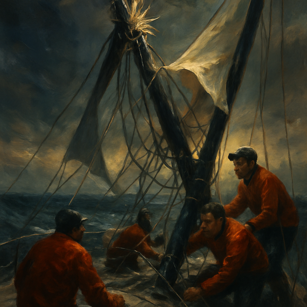 Groupama Volvo Rig Damage — SportsMistakes artwork