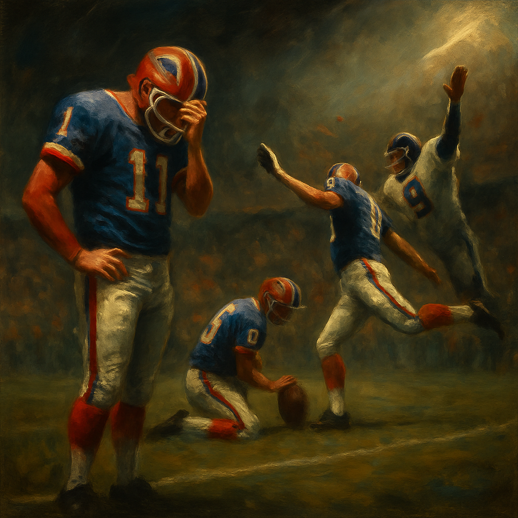 Le tir de Scott Norwood à droite — SportsMistakes artwork
