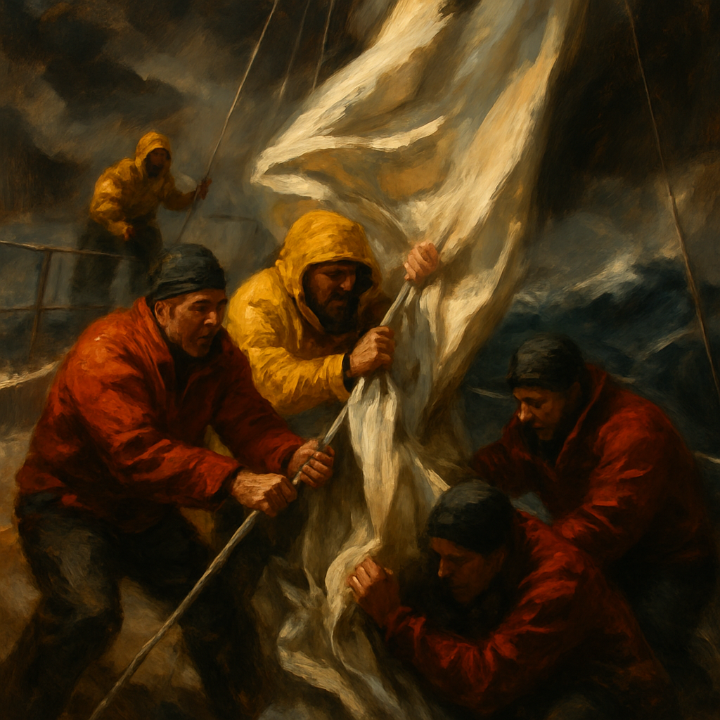 Clipper Round the World Reefing Error — SportsMistakes artwork