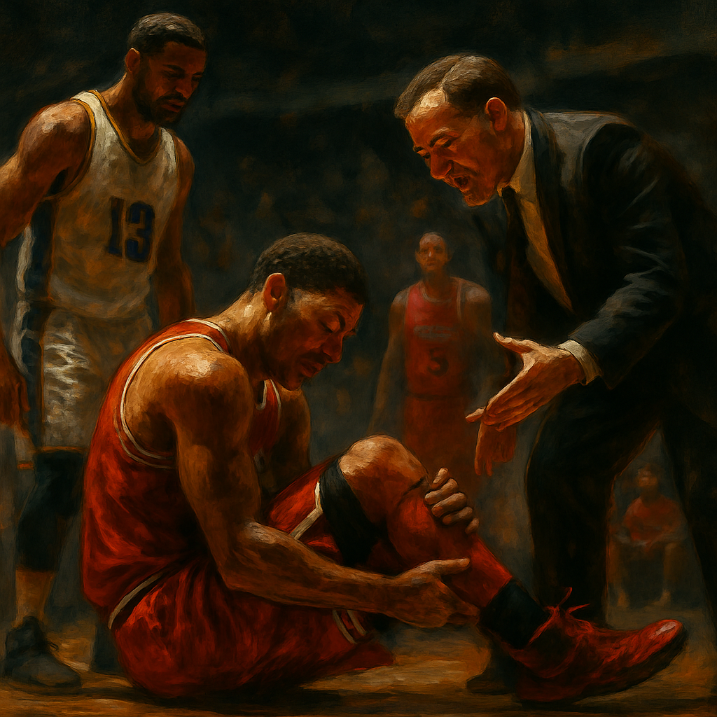 Derrick Rose ACL Game Usage — SportsMistakes artwork