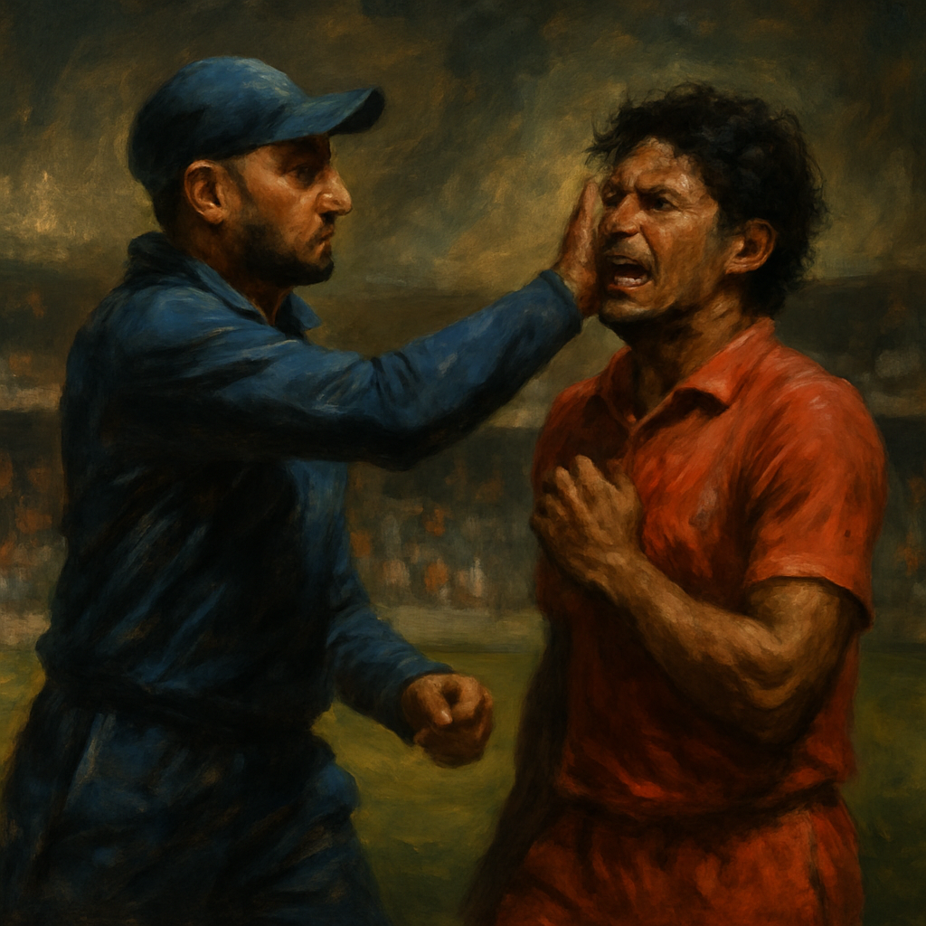 Harbhajan Singh Slapgate — SportsMistakes artwork