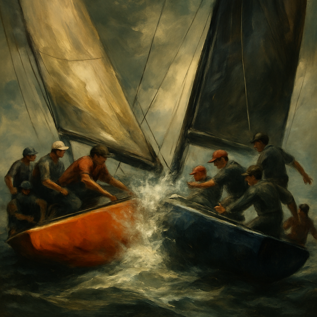 AmericaOne Asura Prestart Collision — SportsMistakes artwork