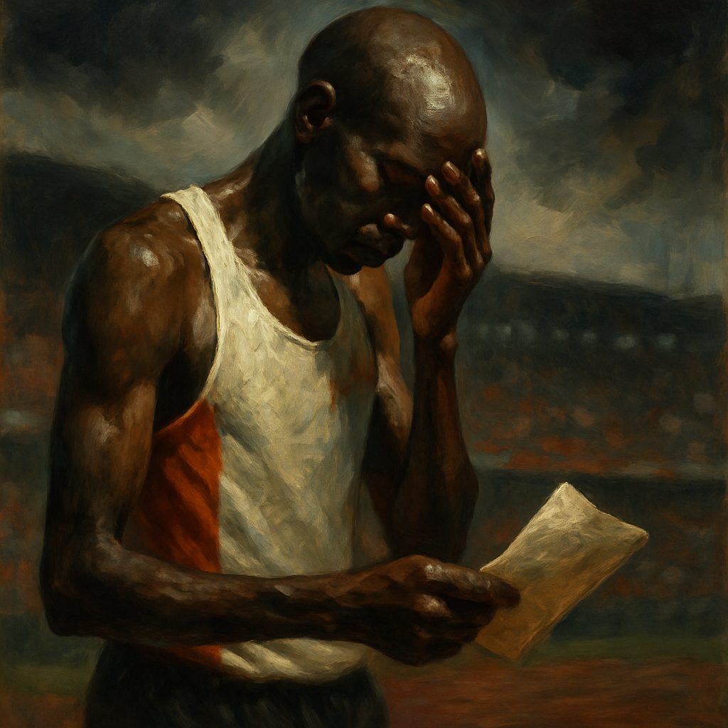 Wilson Kipsang Biological Passport Case — SportsMistakes artwork