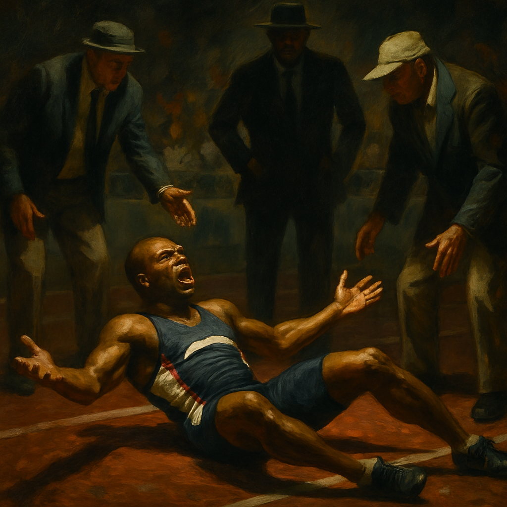 John Drummond refuse de quitter la piste — SportsMistakes artwork