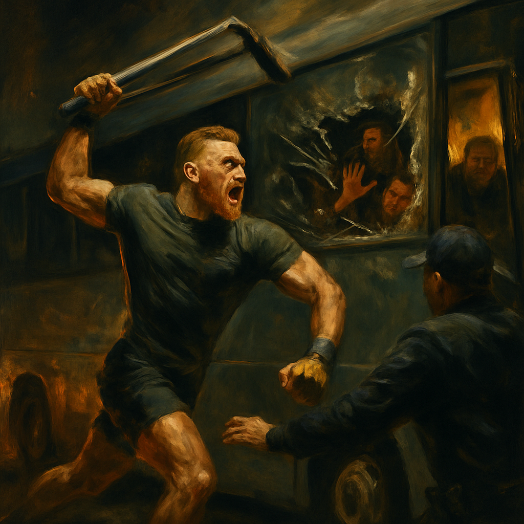 McGregor Bus Attack — SportsMistakes artwork