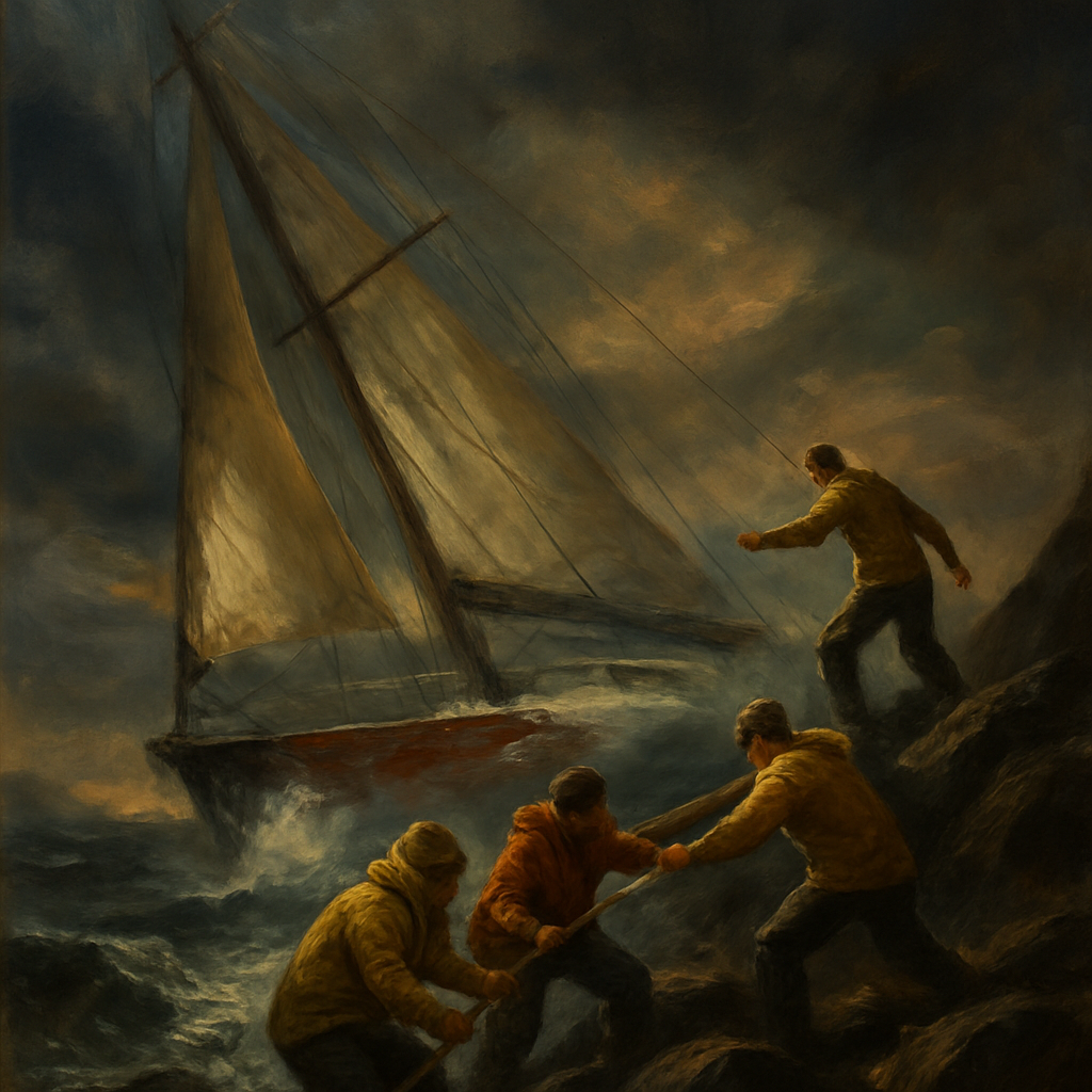Clipper Yacht Grounding South Africa — SportsMistakes artwork