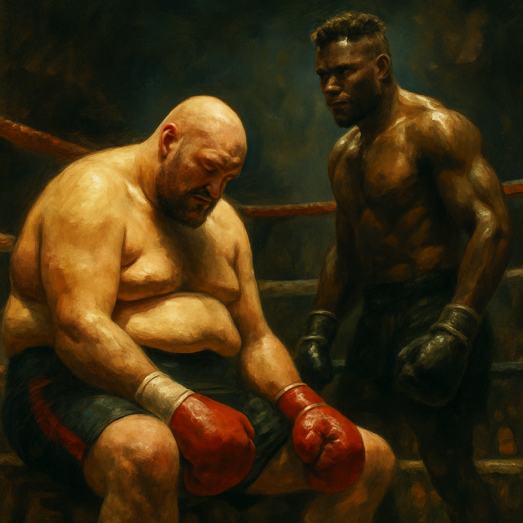 Tyson Fury Weight Gain Against Ngannou — SportsMistakes artwork