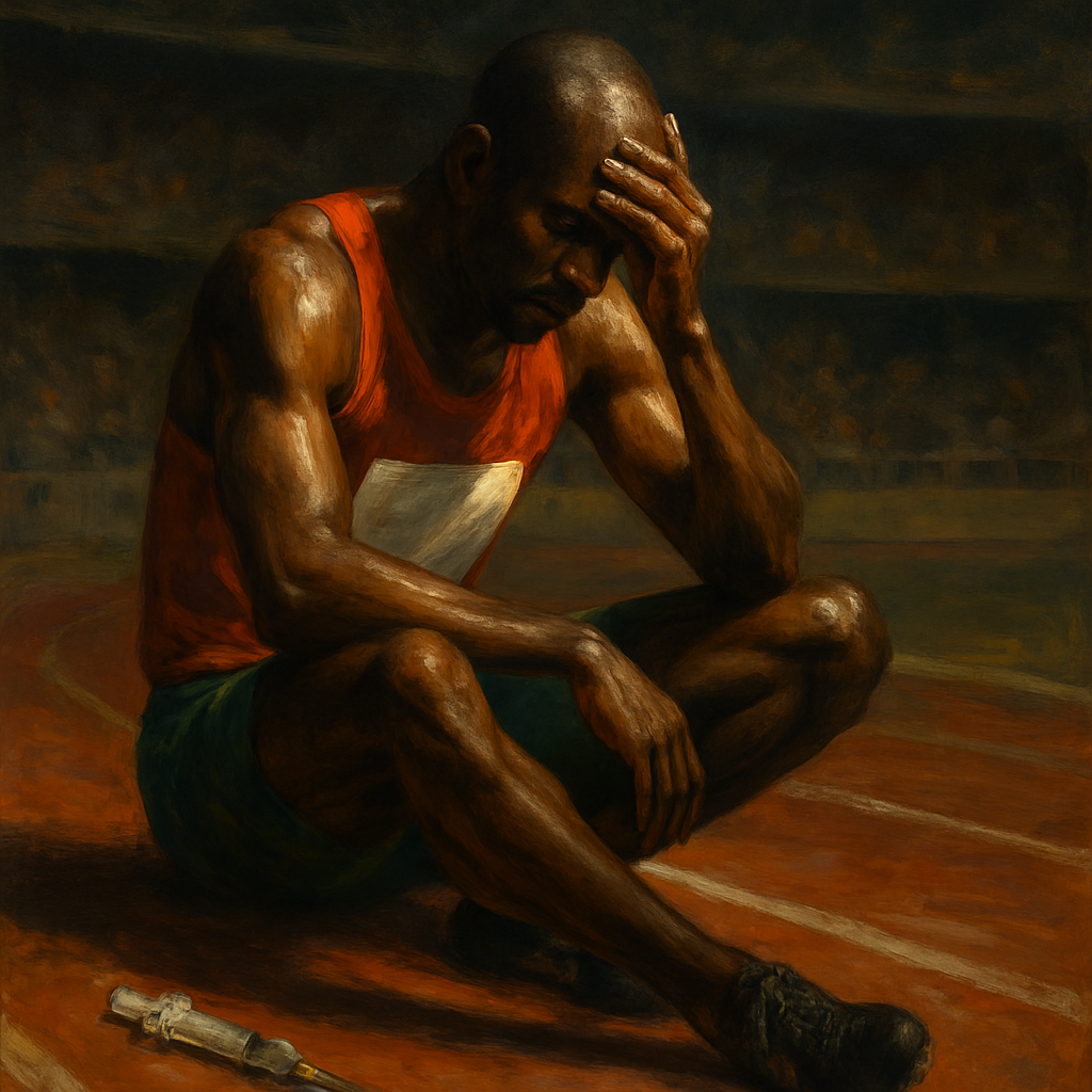 Nijel Amos Doping Suspension — SportsMistakes artwork